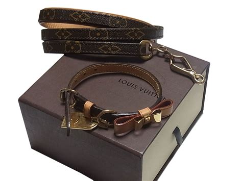 louis vuitton collar and leash set